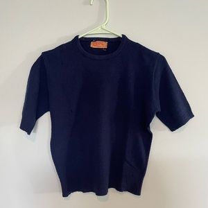 Vintage 40s 50s Jantzen wool short sleeve sweater